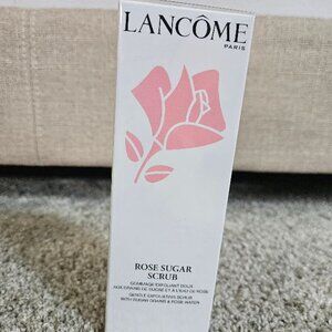 LANCOME GENTLE EXFOLIATING SCRUB WITH SUGAR GRAINS & ROSE WATER - NEW/SEALED